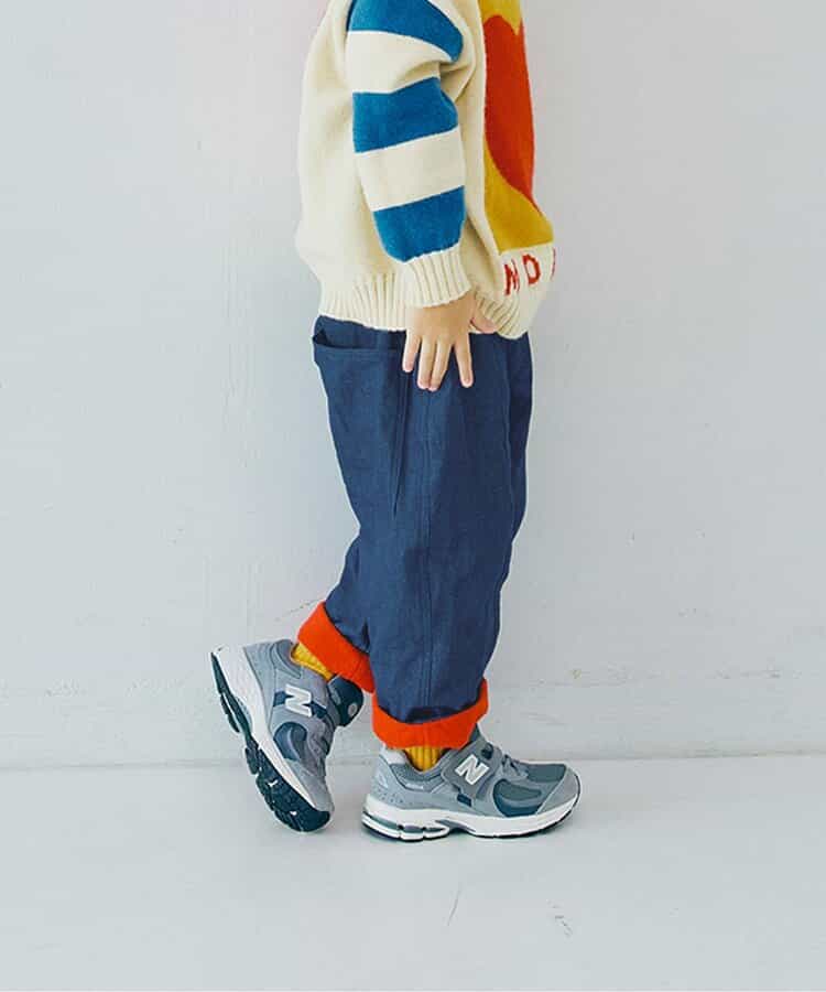 ぬくぬくなのにかっこいい裏フリースのワイドパンツ