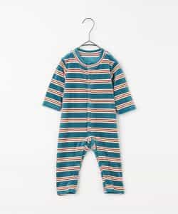 ベロアタッチのメルティ起毛フリースぬくぬくカバーオール リンク