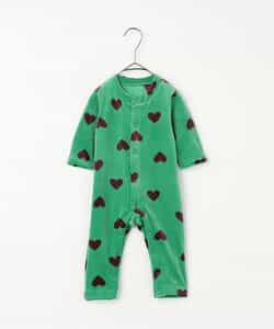 ベロアタッチのメルティ起毛フリースぬくぬくカバーオール リンク