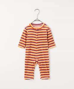 ベロアタッチのメルティ起毛フリースぬくぬくカバーオール 全8色 リンク あったか_994448