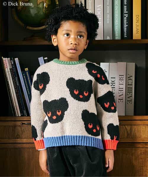 ブラック・ベア　ニットプルオーバー_マシンウォッシャブル