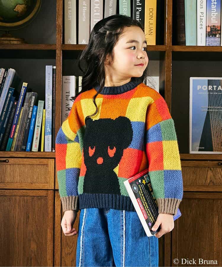 ブラック・ベア　ニットプルオーバー_マシンウォッシャブル