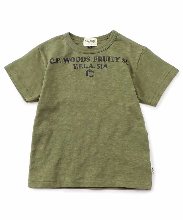 ★SALE★バックペナントレタードTシャツ