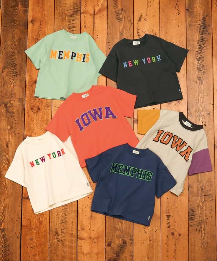 ★タイムセール★【リンク】ロゴアップリケTシャツ_841471