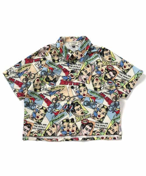 3色3柄ワイドシャツ