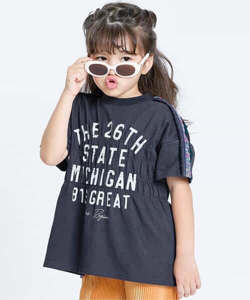 ■floowオーダーページ■　ハンドメイド　スーちゃん ☆SALE☆Girls シャーリングトップス（R214015）|F.O.KIDS（エフ