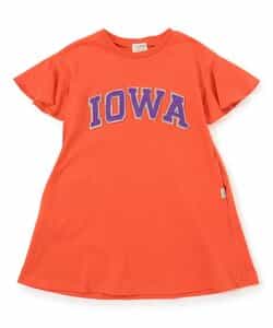 ☆3/19(木)21時～3点10％OFF☆【リンク】GIRLS　ロゴアップリケワンピース