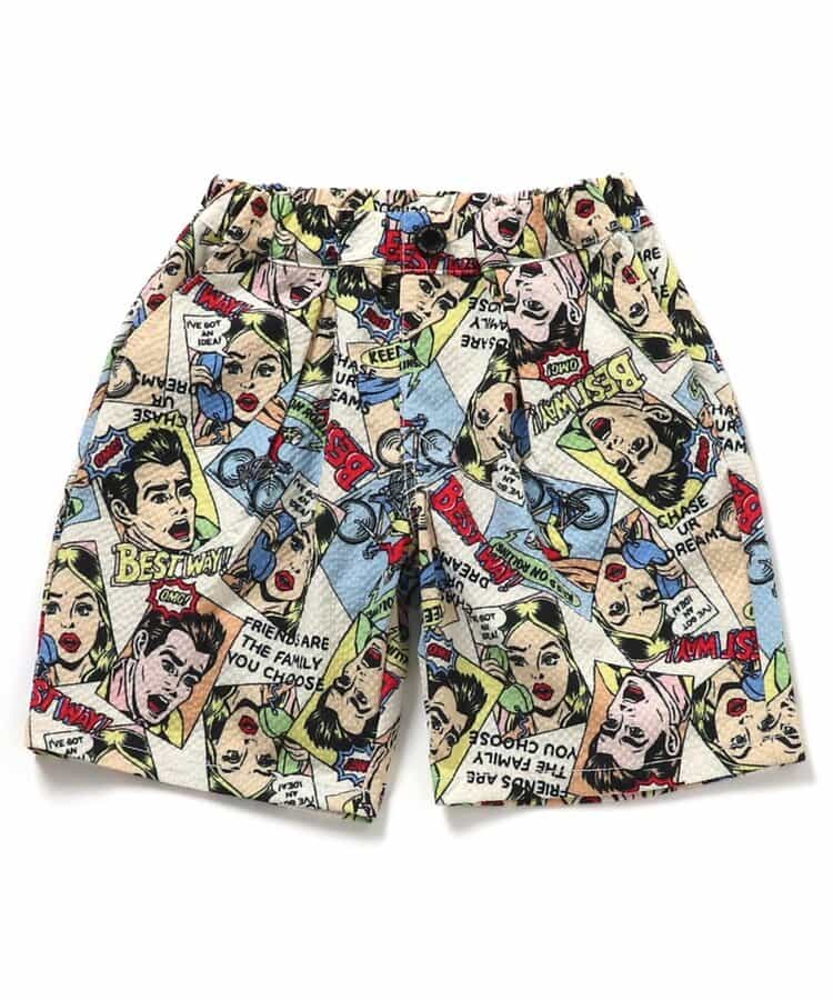 3色3柄ハーフパンツ  5分丈