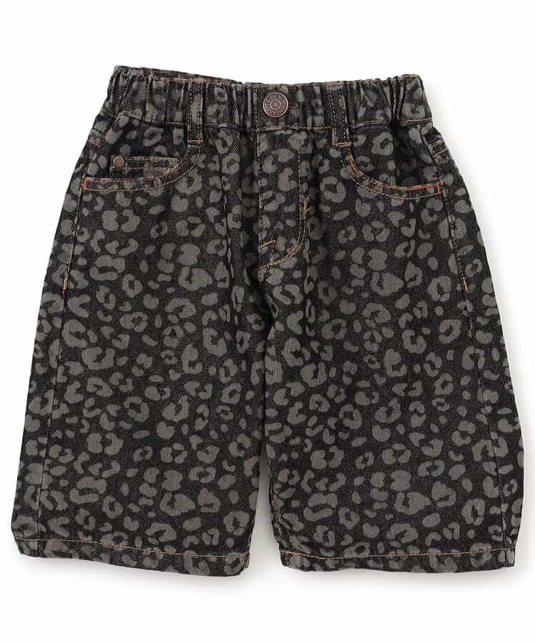 ライトワイドデニムパンツ  6分丈