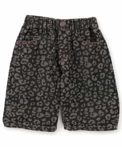 ライトワイドデニムパンツ  6分丈