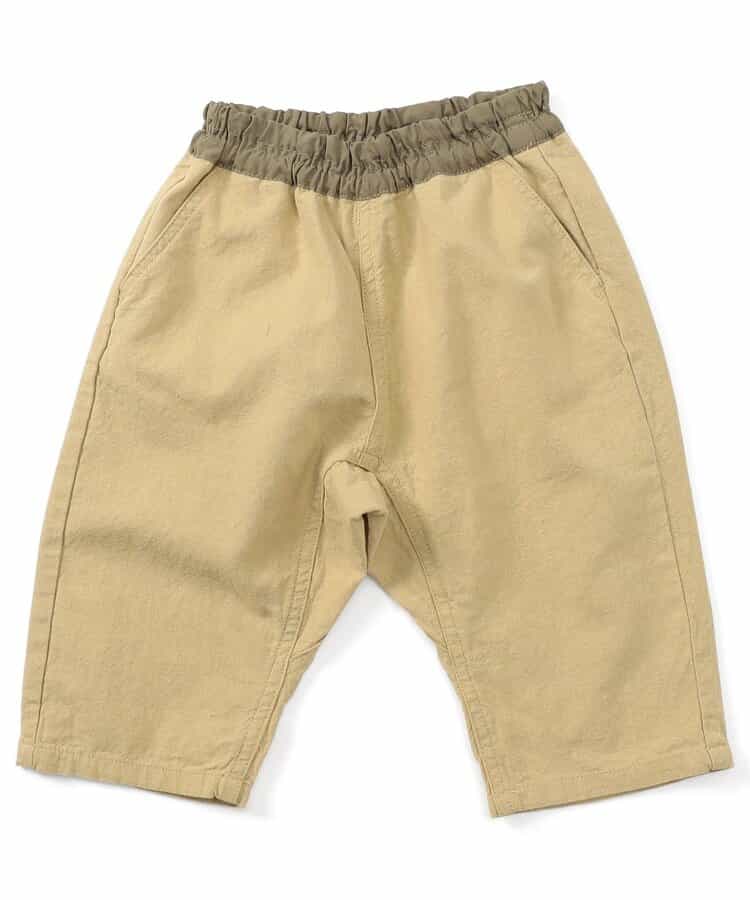 ☆SALE☆ミックスロゴ 切替加工ハーフパンツ 5分丈（R223095