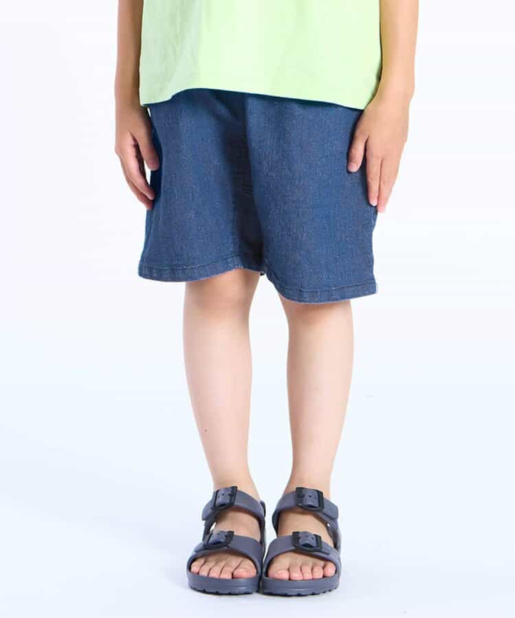 ウエストコードハーフパンツ  5分丈