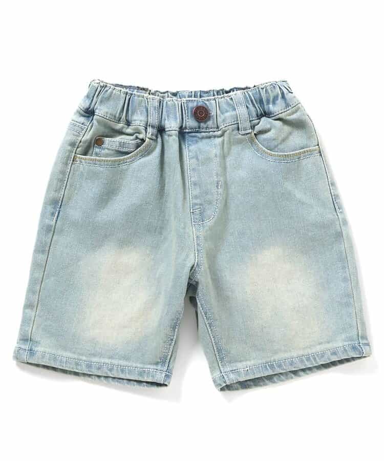 ★SALE★ちょっとワイドなデニムパンツ  5分丈