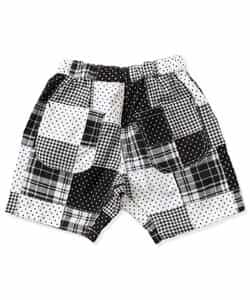 【新品未使用】FISH & KIDS パッチワークパンツ　4-5y ☆SALE☆【リンク】パッチワークハーフパンツ 5分丈（R223195
