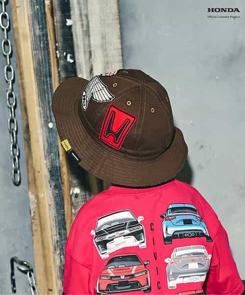 HONDAコラボ　ワッペンアウトドアハット