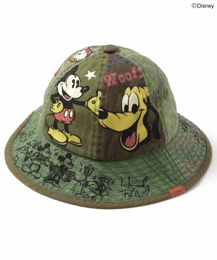 ディズニーキャラクター　リメイクハット