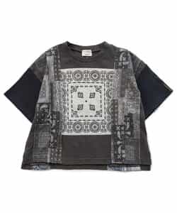 【ジュニア対応】バンダナパッチワークTシャツ