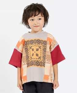 【ジュニア対応】バンダナパッチワークTシャツ