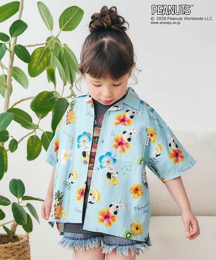 PEANUTＳ　MIX ARTアロハシャツ