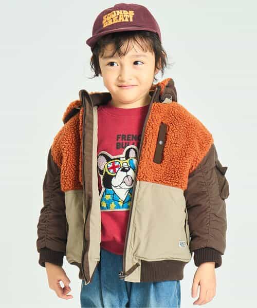 ボア切り替えジャケット