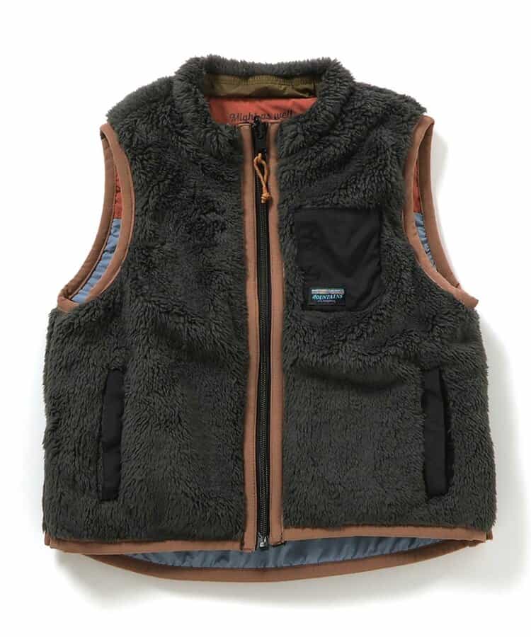 リバーシブルボアベスト