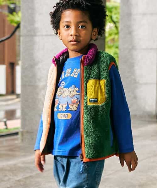 リバーシブルボアベスト