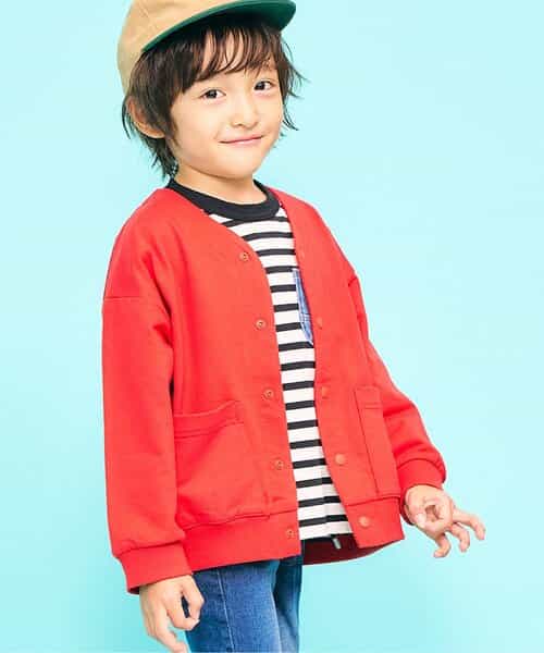 スナップカーディガン