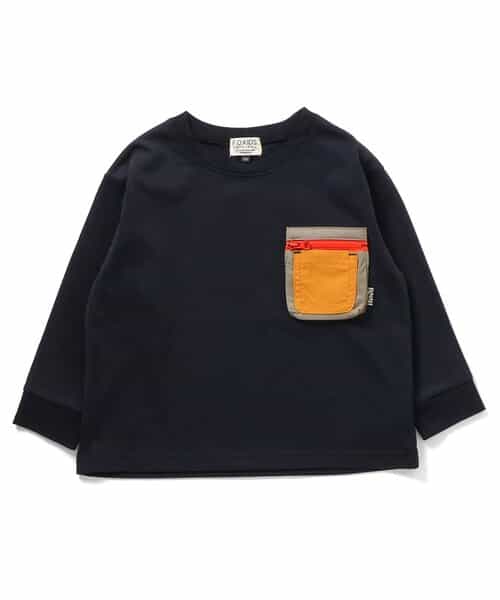 UTILITY POCKET 長袖Tシャツ_UVカット_接触冷感_吸水速乾