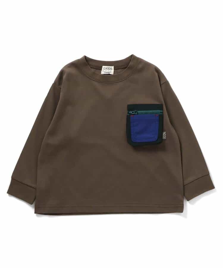 UTILITY POCKET 長袖Tシャツ_UVカット_接触冷感_吸水速乾