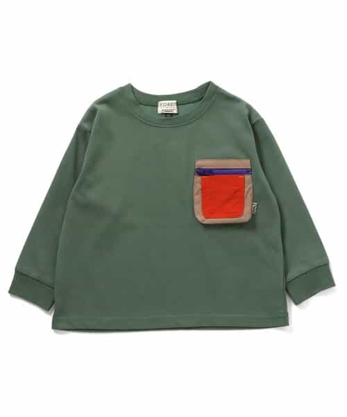 UTILITY POCKET 長袖Tシャツ_UVカット_接触冷感_吸水速乾