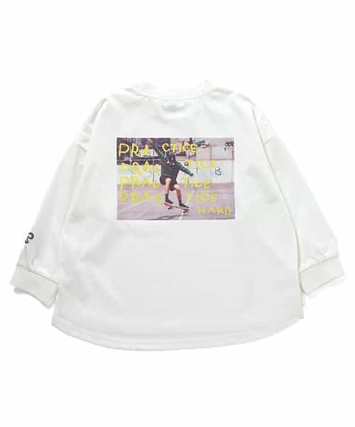 ★SALE★ルーズシルエットバックフォトL/S Tee_UVカット_接触冷感_吸水速乾