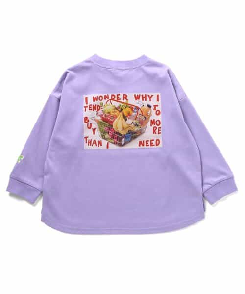 ★SALE★ルーズシルエットバックフォトL/S Tee_UVカット_接触冷感_吸水速乾