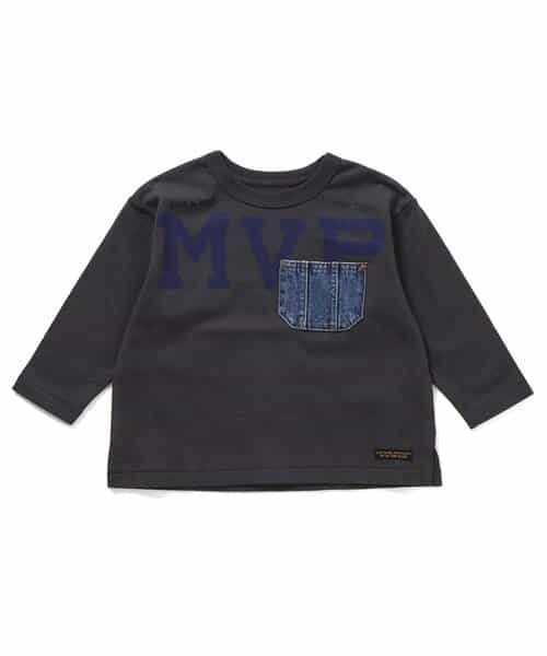 ヴィンテージロゴ　デニムポケットTシャツ