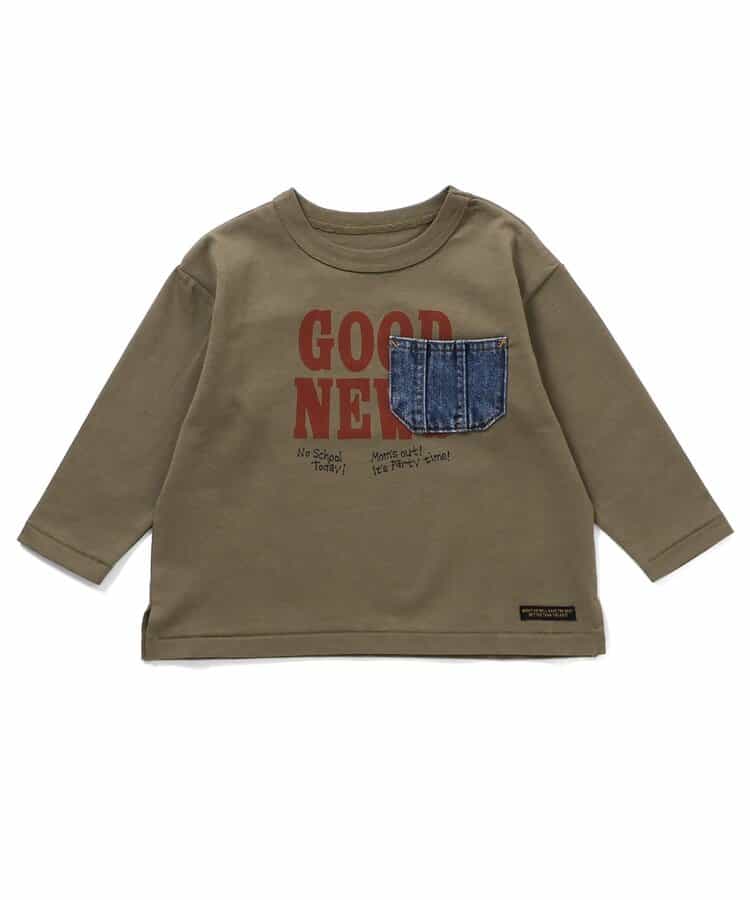 ヴィンテージロゴ　デニムポケットTシャツ_938438