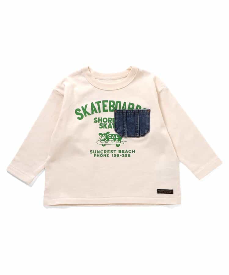 ヴィンテージロゴ　デニムポケットTシャツ_938440