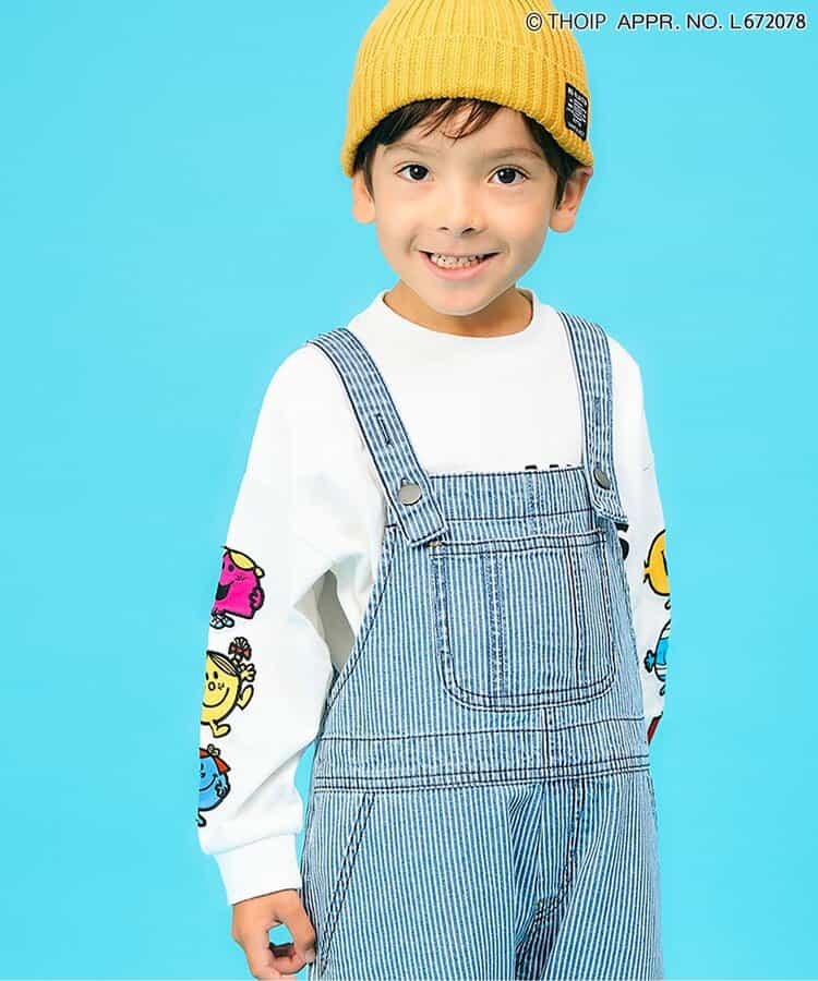 MR.MEN LITTLE MISS　袖ワッペン長袖Tシャツ_941331