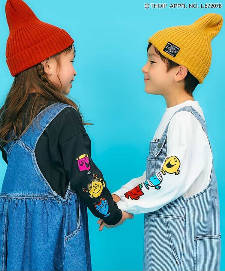 MR.MEN LITTLE MISS　袖ワッペン長袖Tシャツ_941344