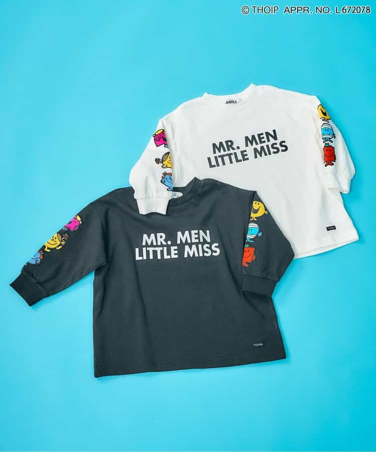 MR.MEN LITTLE MISS　袖ワッペン長袖Tシャツ_941345