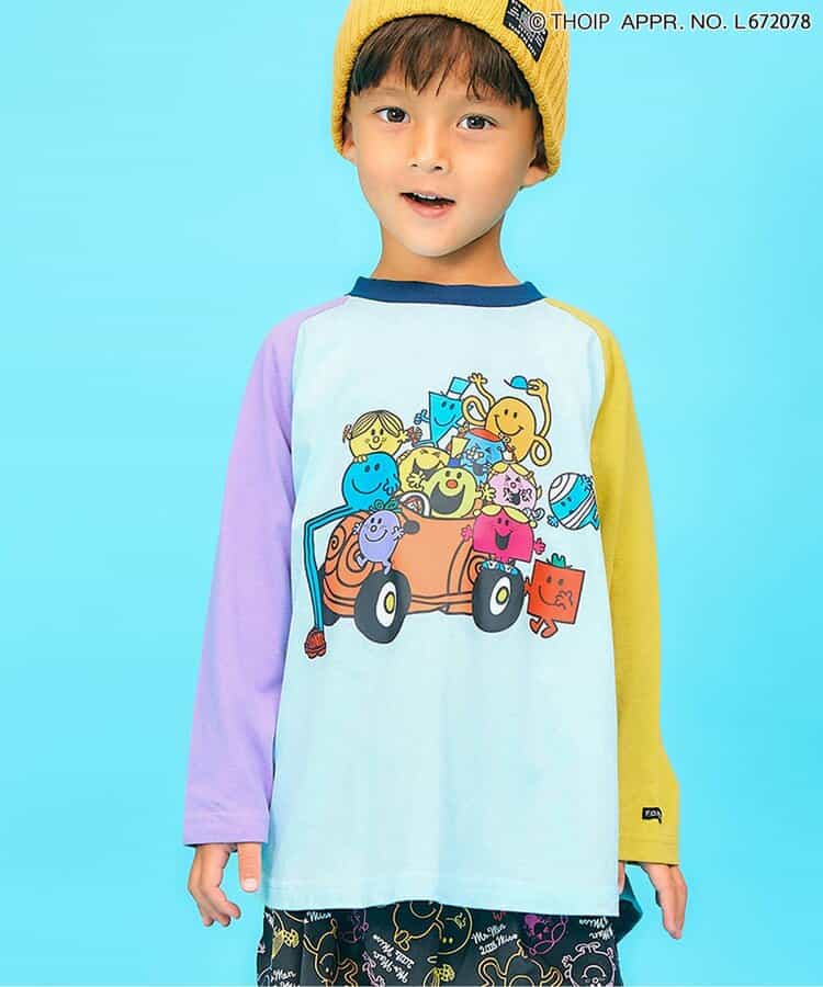 MR.MEN LITTLE MISS　ラグラン長袖Tシャツ