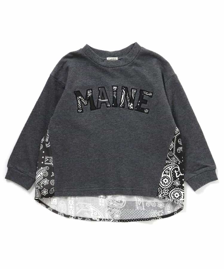 異素材MIXプルオーバー