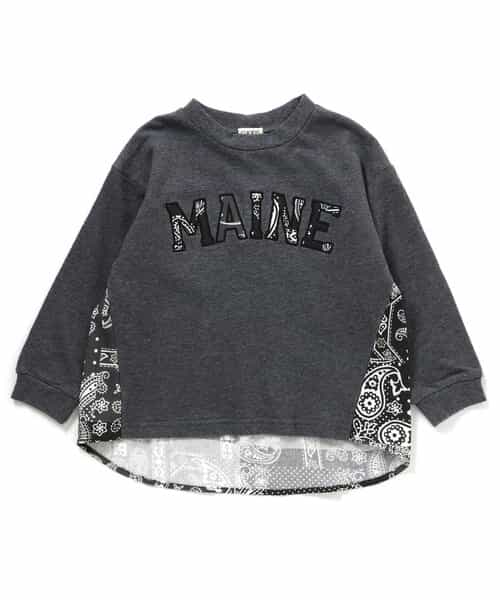 異素材MIXプルオーバー