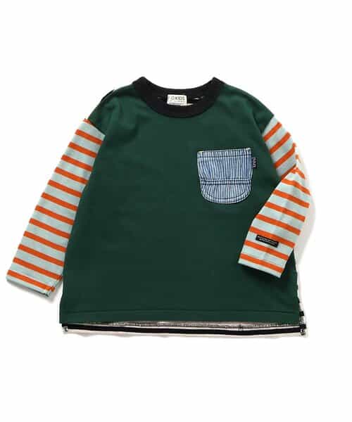 デニムポケット長袖Tシャツ