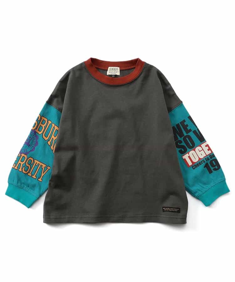 スリーブプリントBIG Ｔシャツ