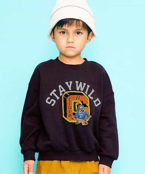 3柄サガラ刺繍トレーナー