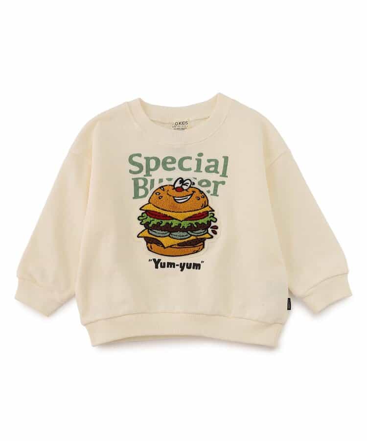 3柄サガラ刺繍トレーナー