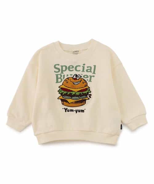 3柄サガラ刺繍トレーナー