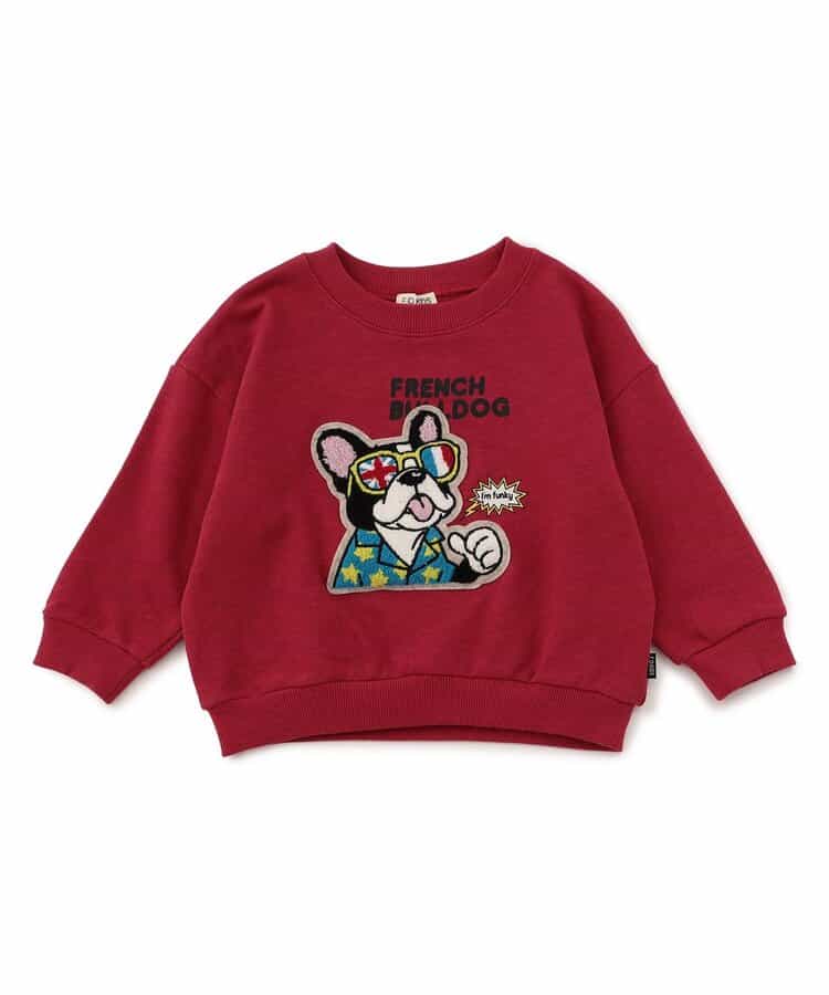 3柄サガラ刺繍トレーナー