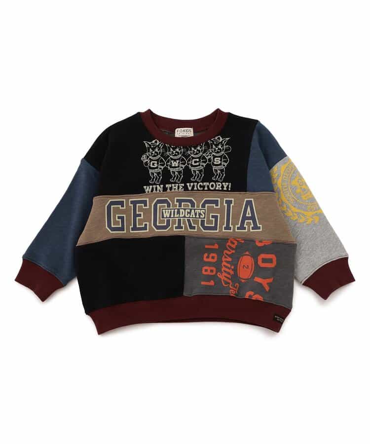 リメイク風カレッジプルオーバー