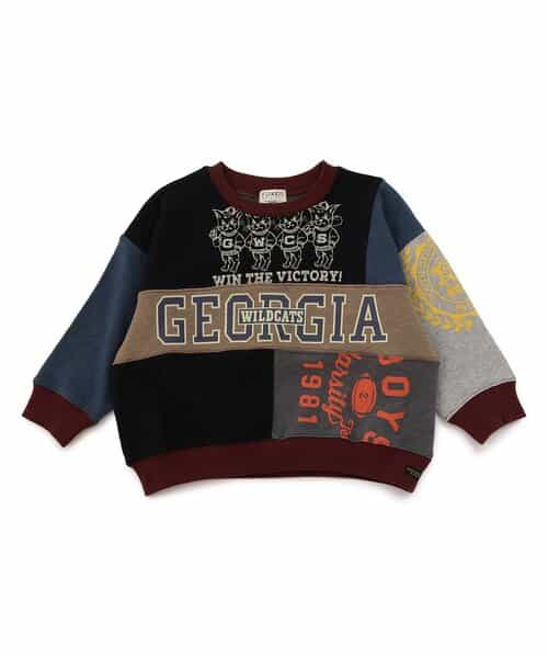 リメイク風カレッジプルオーバー