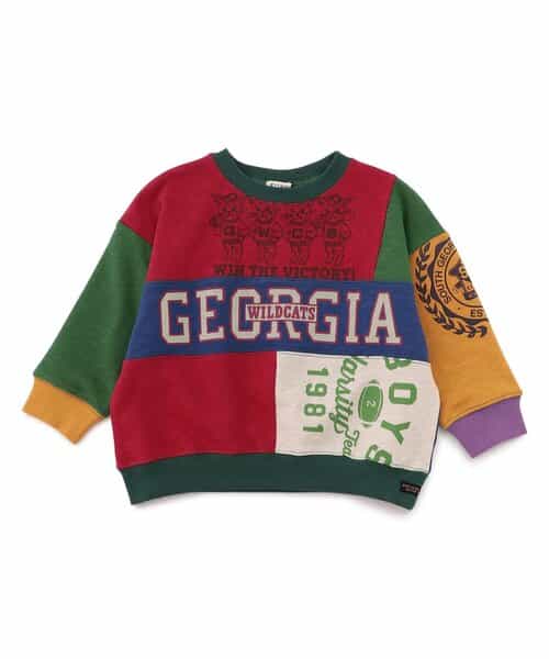 リメイク風カレッジプルオーバー